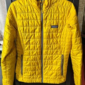 Patagonia Yellow (gold?) Nano Puff Jacket